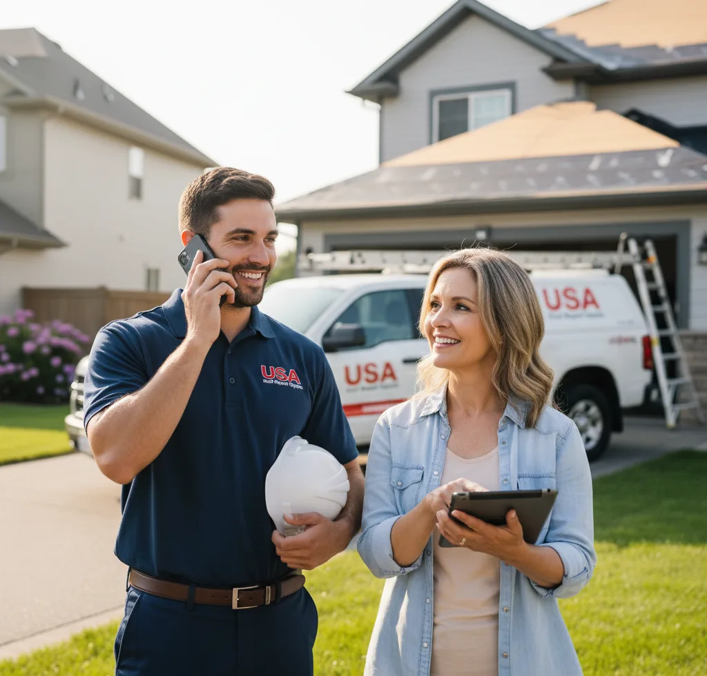 USA Roof Repair Experts customer support in New Ulm